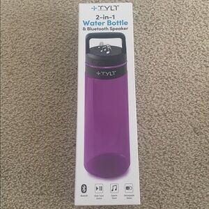 Tylt 2 in 1 Water Bottle & Bluetooth Speaker in Purple